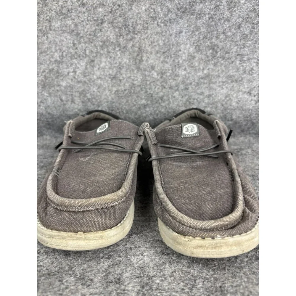 Hey‎ Dude Wally Workwear Shoes Mens Size 8 Casual Loafers Comfort Slip On